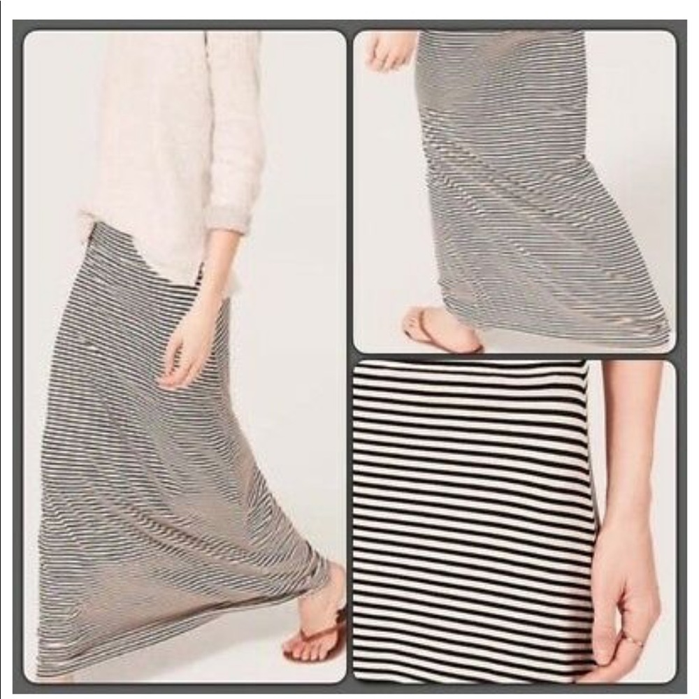 Lou and Grey striped maxi skirt